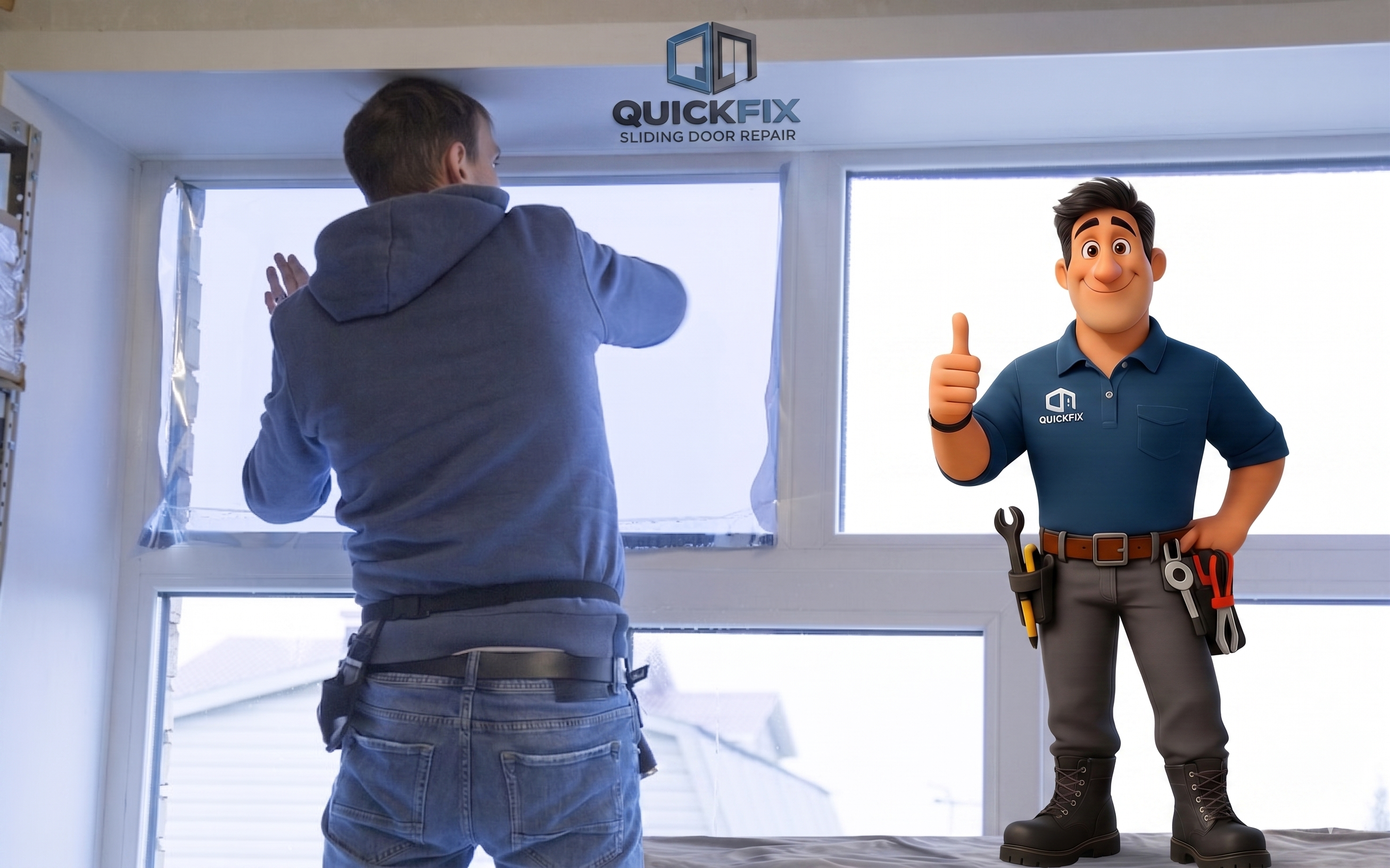Window Repair - professional sliding door and window repair service by Quick Fix Doors in Miami-Dade